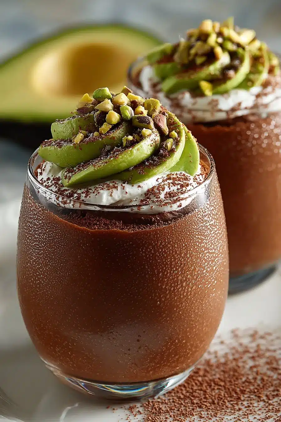 Easy Vegan Chocolate Avocado Mousse Dessert