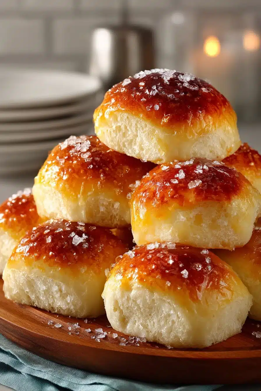Flaky Homemade Soft Buttermilk Dinner Rolls
