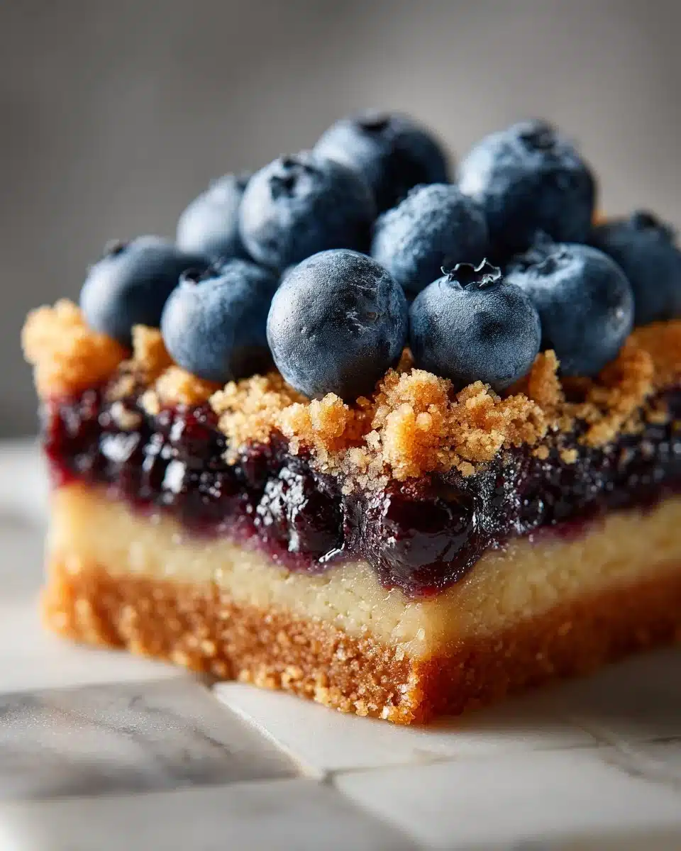 Fresh Blueberry Crumble Bars Fresh Blueberry Crumble Bars