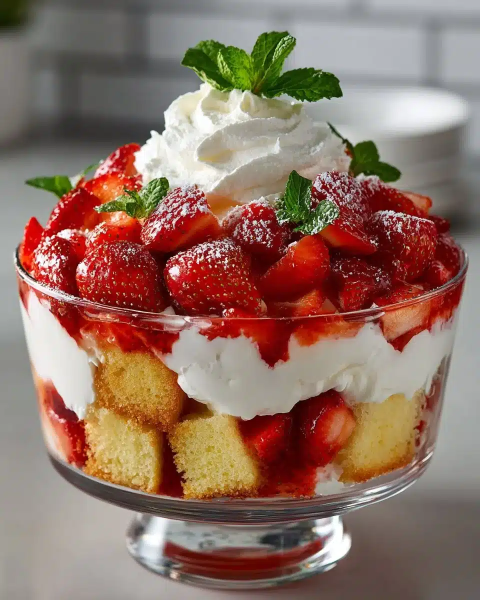 Fresh Strawberry Shortcake Layered Trifle fresh strawberry shortcake layered trifle 2026 04 12 005058