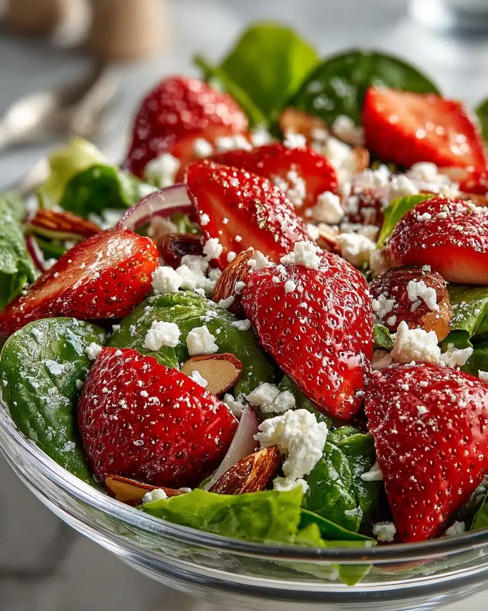Fresh Strawberry Summer Salad with Lemon Vinaigrette Fresh Strawberry Summer Salad with Lemon Vinaigrette