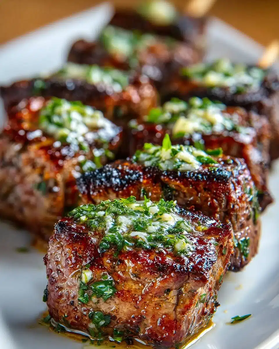 Grilled Garlic Butter Halal Steak Bites Grilled Garlic Butter Halal Steak Bites