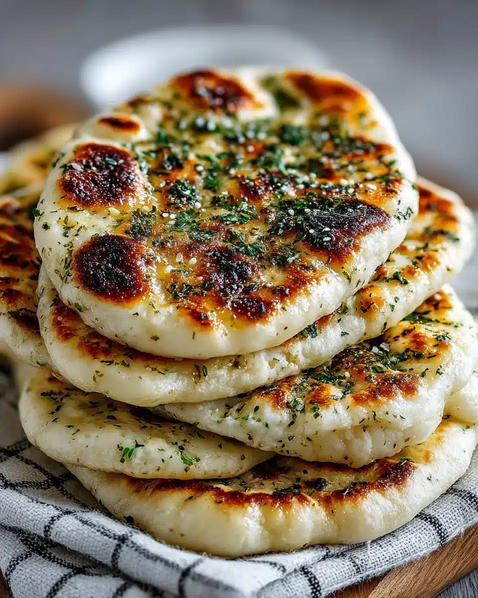 Grilled Naan Bread with Zaatar