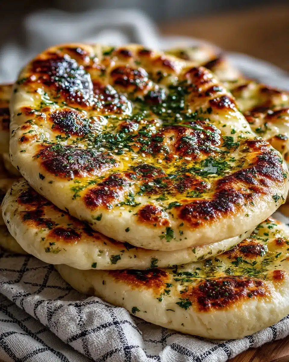 Grilled Naan Bread with Zaatar