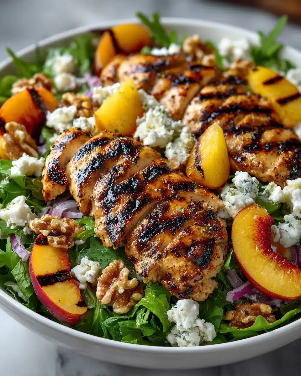 grilled peach and chicken salad 2026 04 18 005354