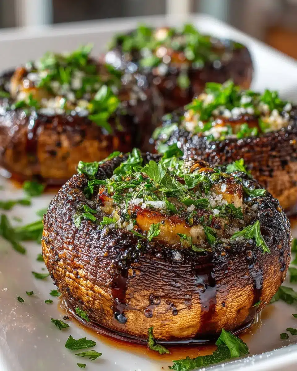 Grilled Portobello Mushrooms with Balsamic