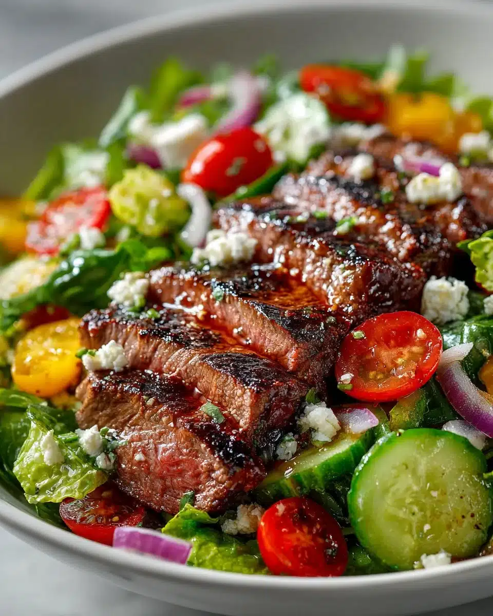 Grilled Steak Summer Salad with Lemon Vinaigrette Grilled Steak Summer Salad with Lemon Vinaigrette