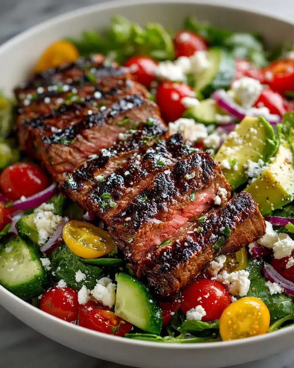 Grilled Steak Summer Salad with Lemon Vinaigrette Grilled Steak Summer Salad with Lemon Vinaigrette