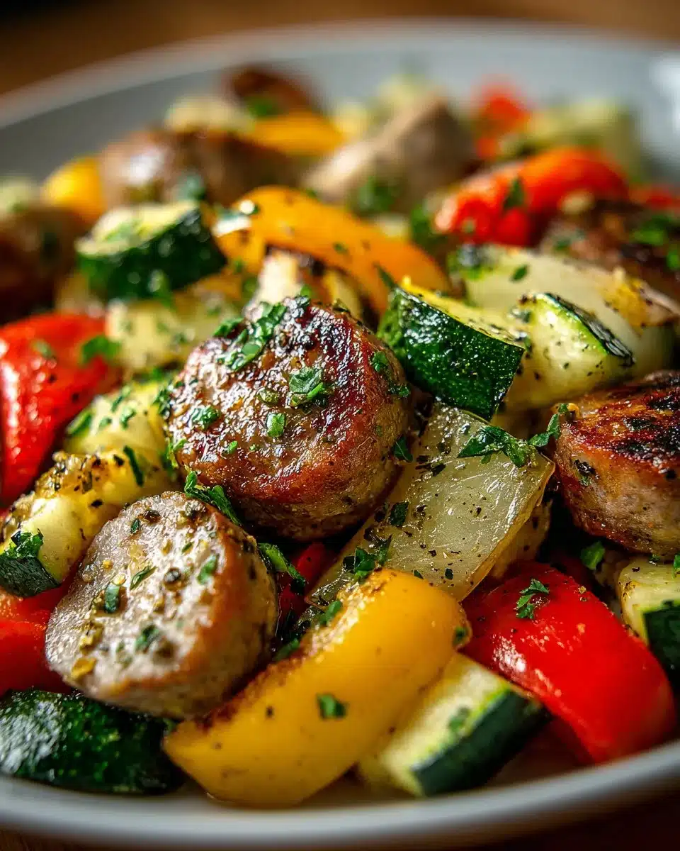 Grilled Turkey Sausage and Summer Veggies grilled turkey sausage and summer veggies 2026 04 19 004941