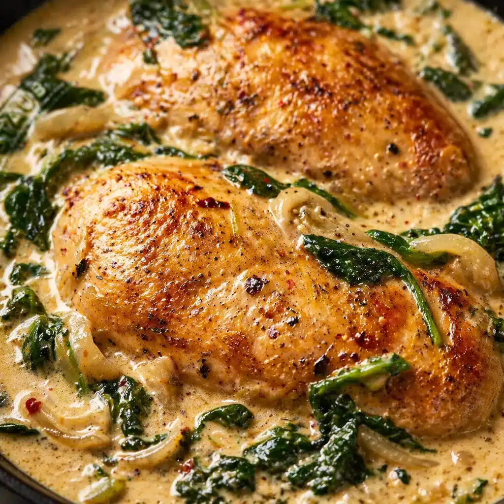 Healthy Chicken and Spinach Summer Skillet recipe with fresh vegetables and lean protein.