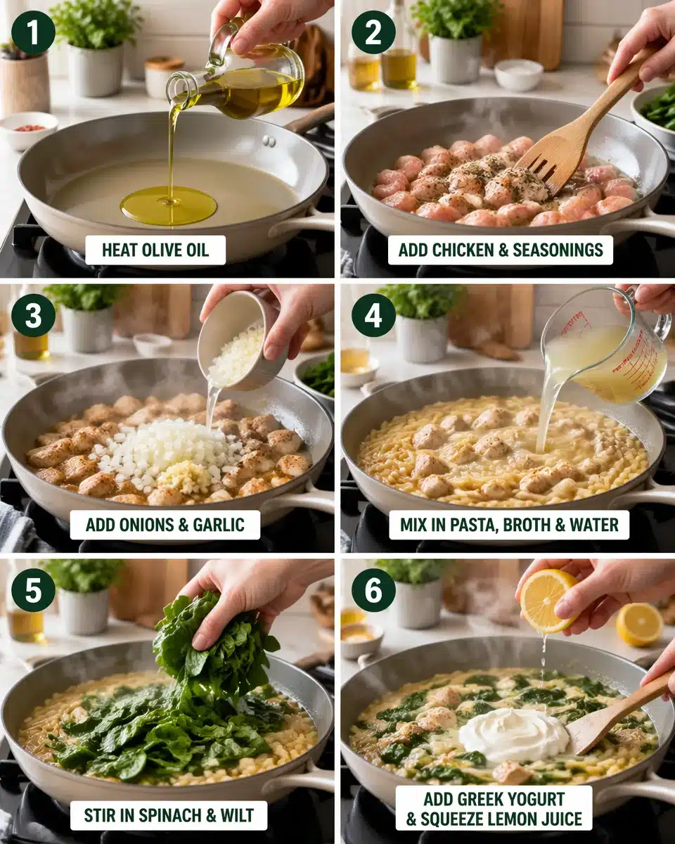 Healthy Chicken and Spinach Summer Skillet