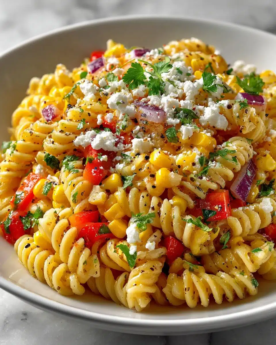 Healthy Street Corn Pasta Salad Healthy Street Corn Pasta Salad