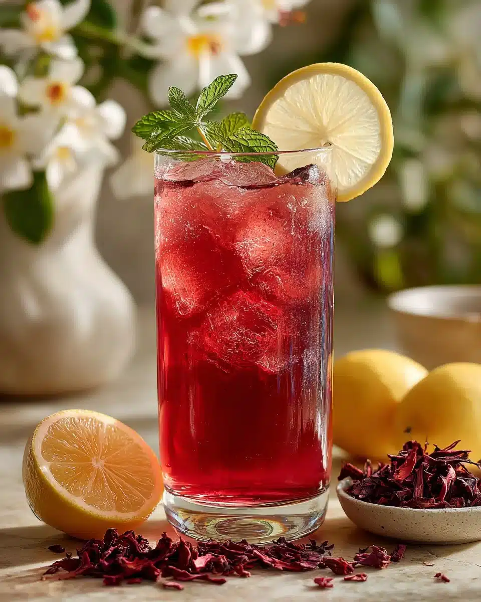 Hibiscus Rose Iced Tea