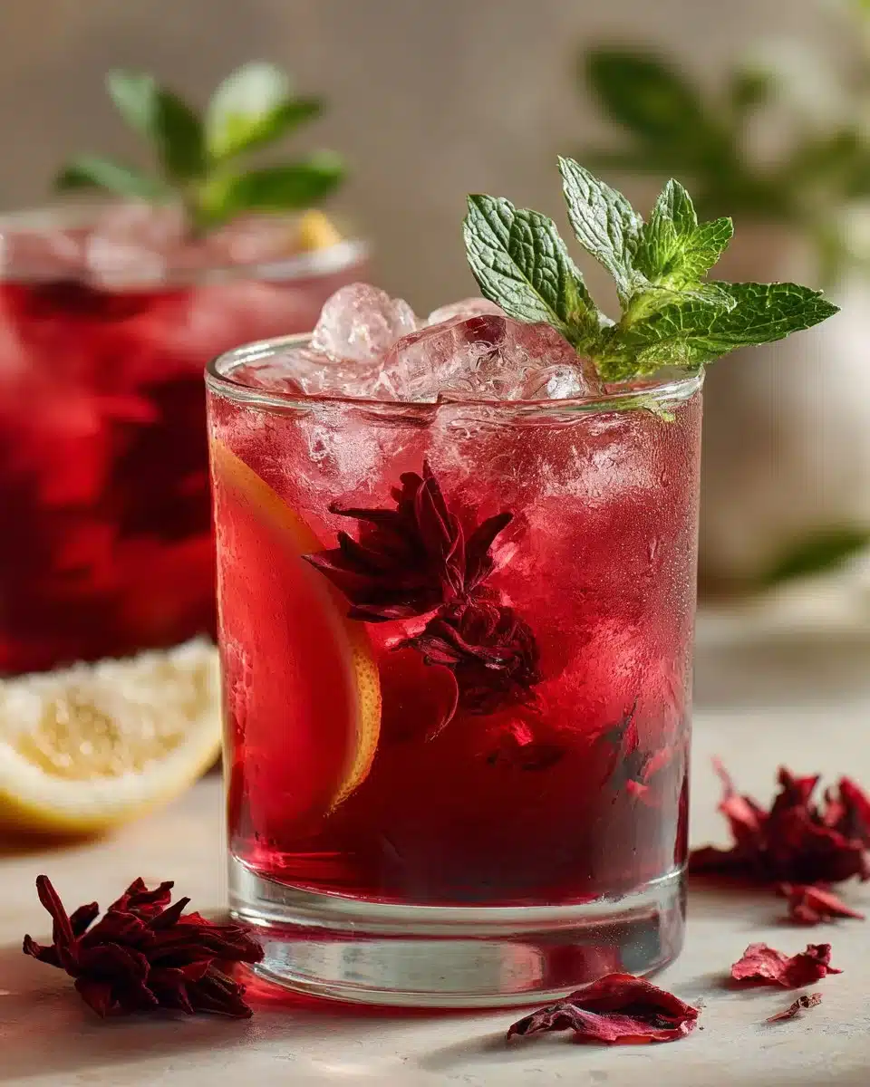 Hibiscus Rose Iced Tea