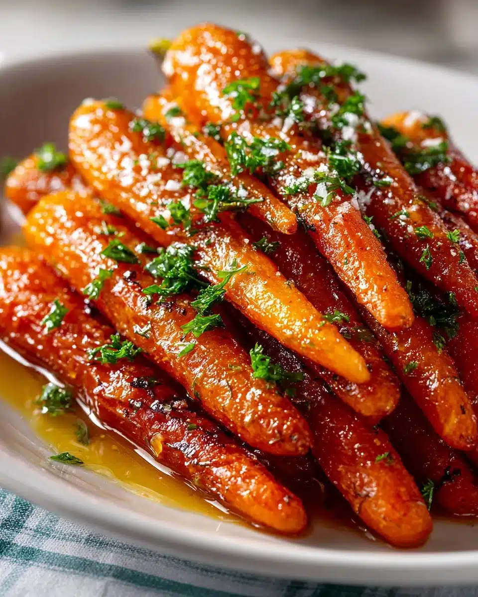 Honey Glazed Roasted Carrots Honey Glazed Roasted Carrots
