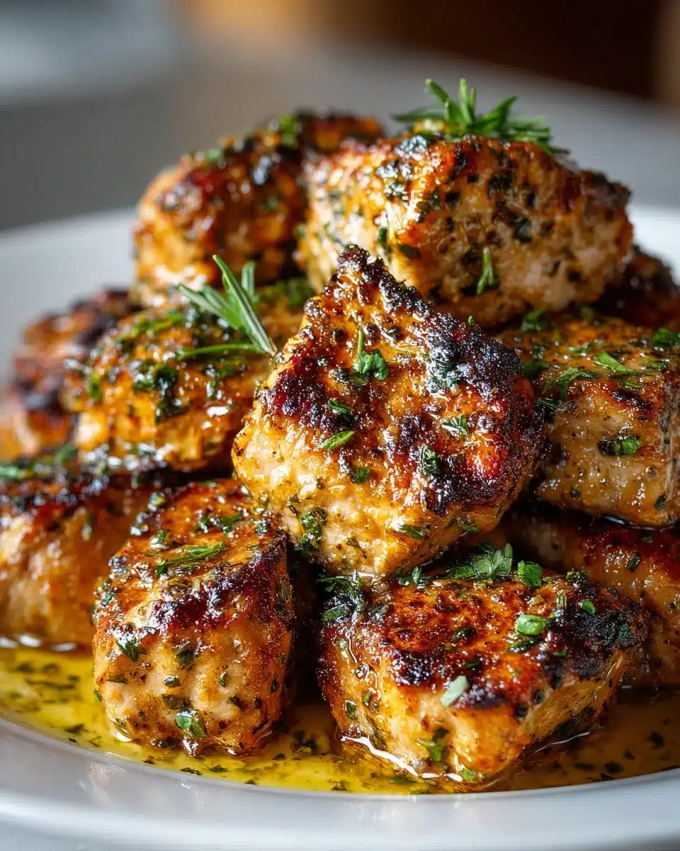 Honey Mustard Turkey Tenderloin Bites