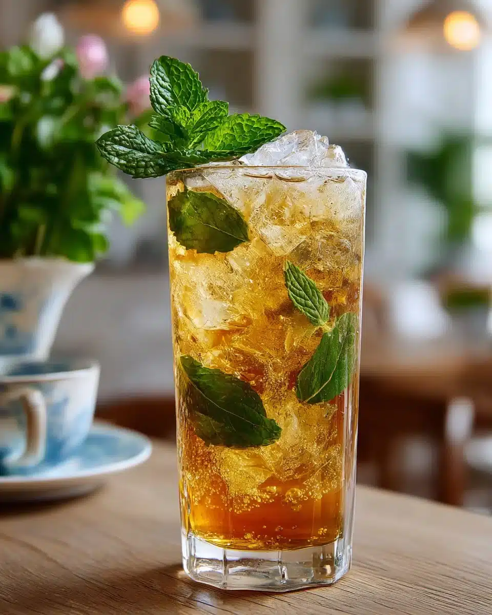 Iced Peach Green Tea Iced Peach Green Tea