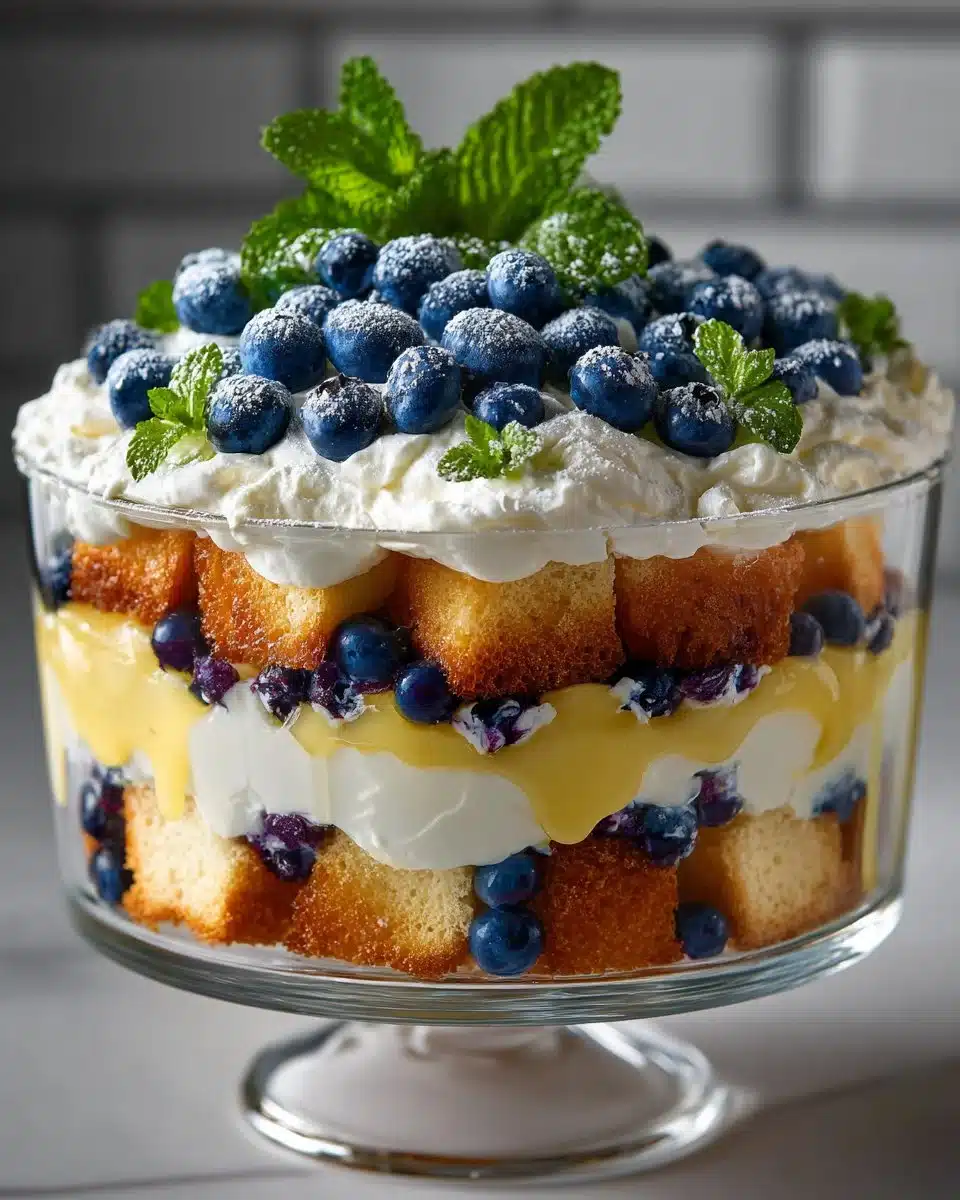 Lemon Blueberry Layered Trifle Lemon Blueberry Layered Trifle