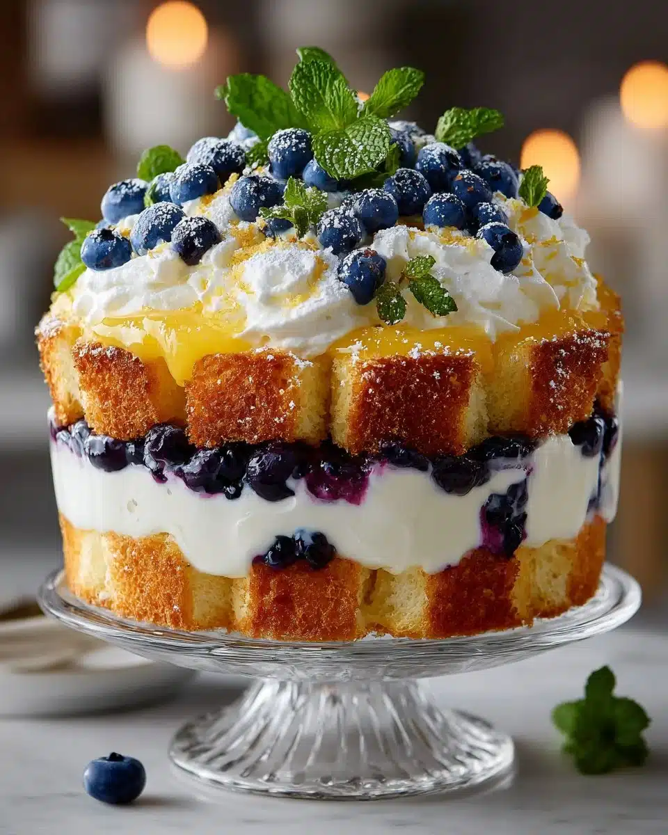 Lemon Blueberry Layered Trifle Lemon Blueberry Layered Trifle