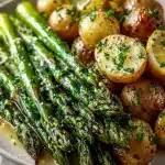 lemon garlic butter roasted asparagus and potatoes 2026 04 02 001553 819x1024 1