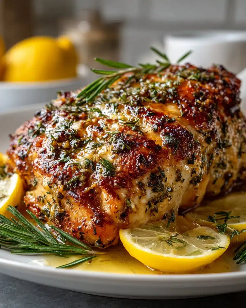 Lemon Herb Roasted Turkey Breast
