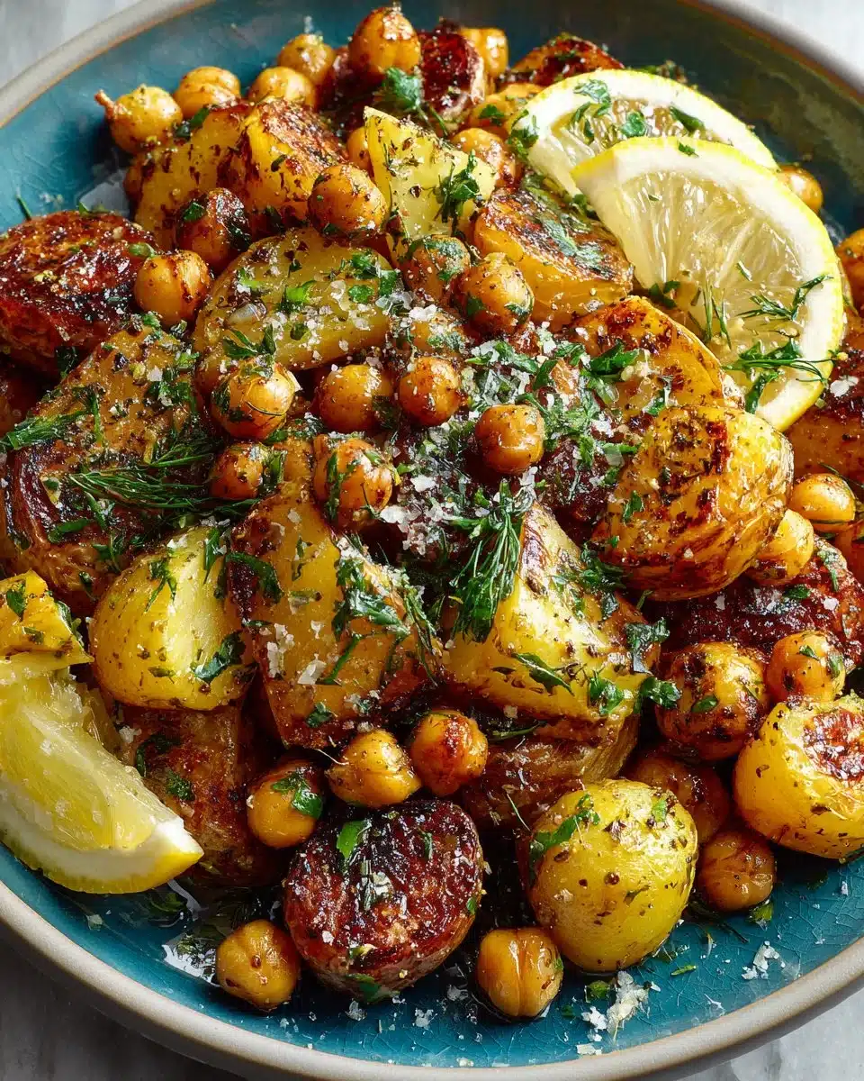 Lemon Oregano Roasted Chickpeas and Potatoes lemon oregano roasted chickpeas and potatoes 2026 04 02 001626