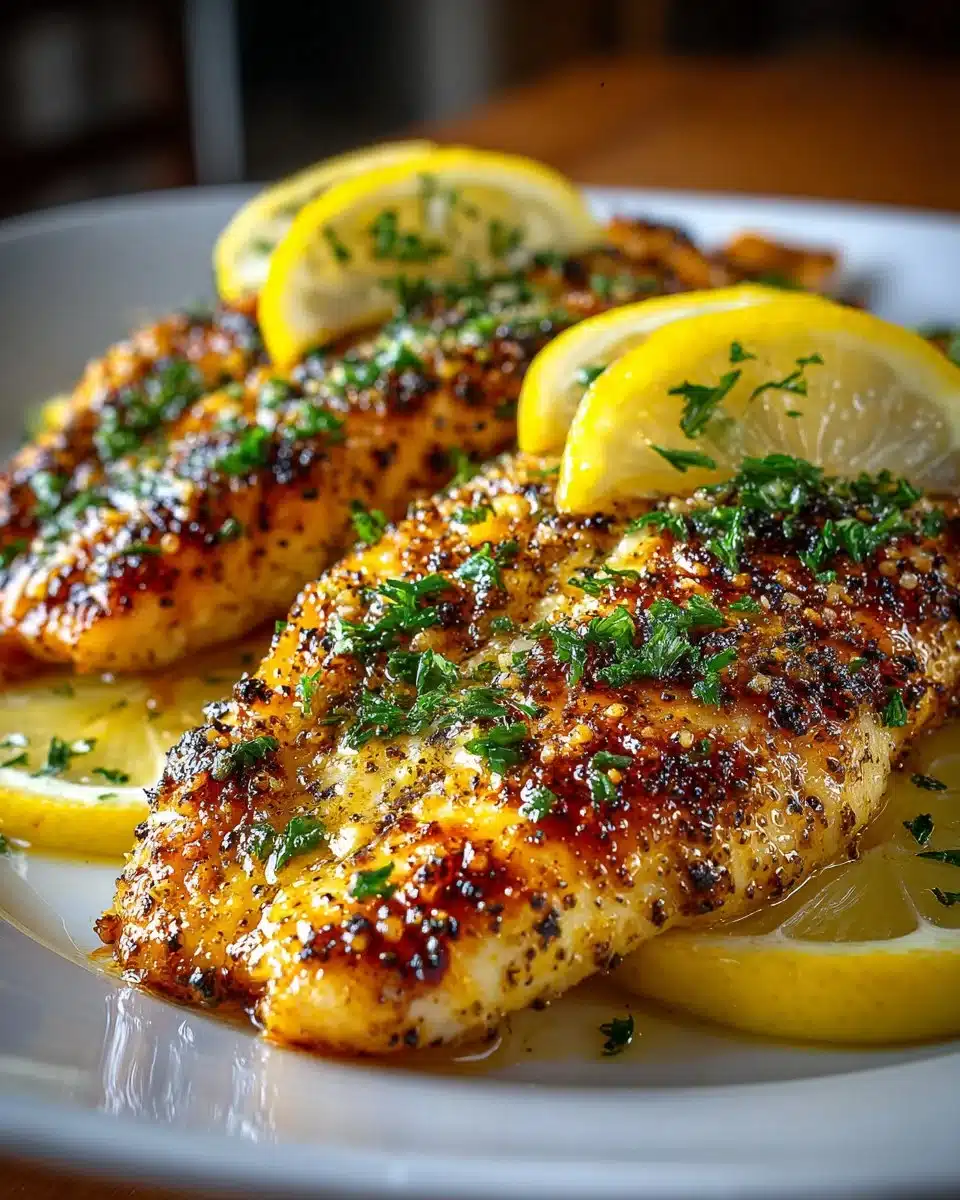 Lemon Pepper Grilled Tilapia Lemon Pepper Grilled Tilapia