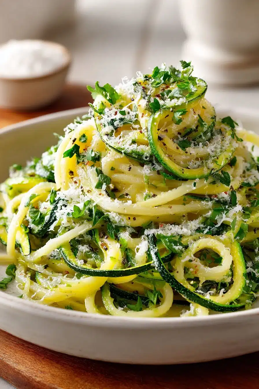 Light and Fresh Summer Lemon Zucchini Pasta Dinner Light and Fresh Summer Lemon Zucchini Pasta Dinner