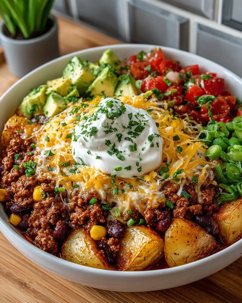 Loaded Potato Taco Bowl Loaded Potato Taco Bowl