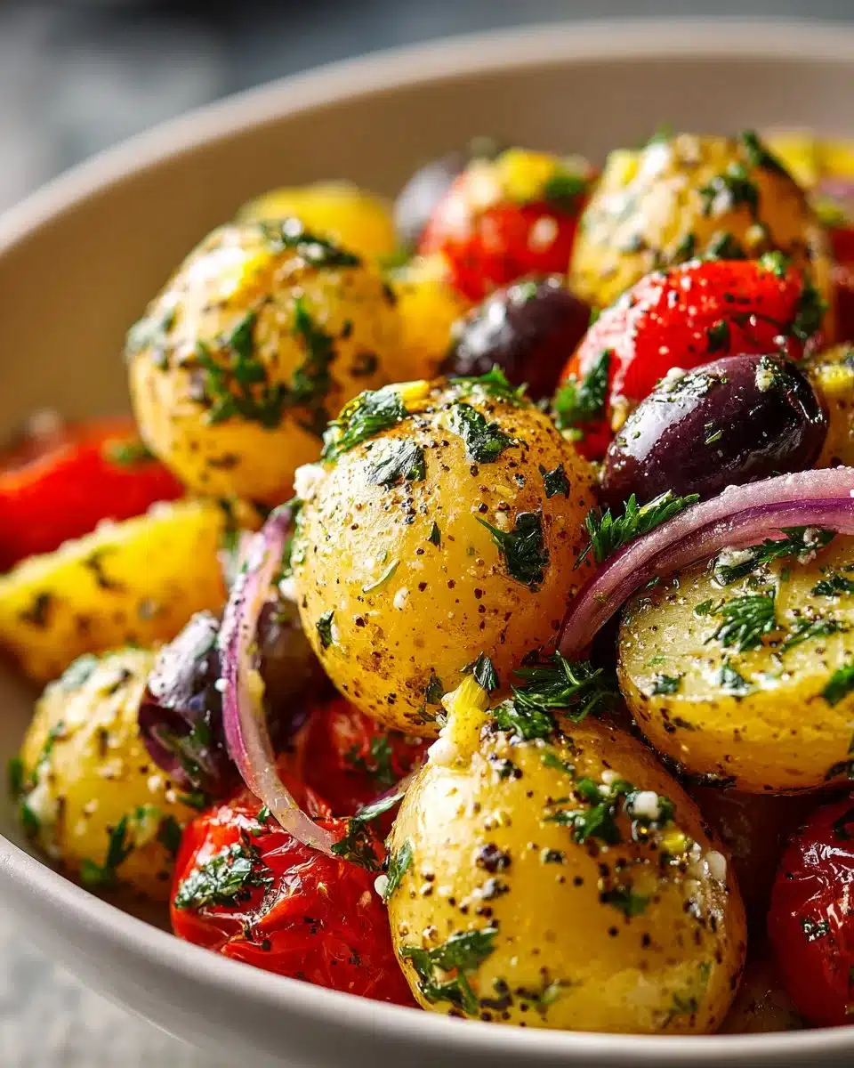 Mediterranean Lemon Olive Oil Potato Salad Mediterranean Lemon Olive Oil Potato Salad