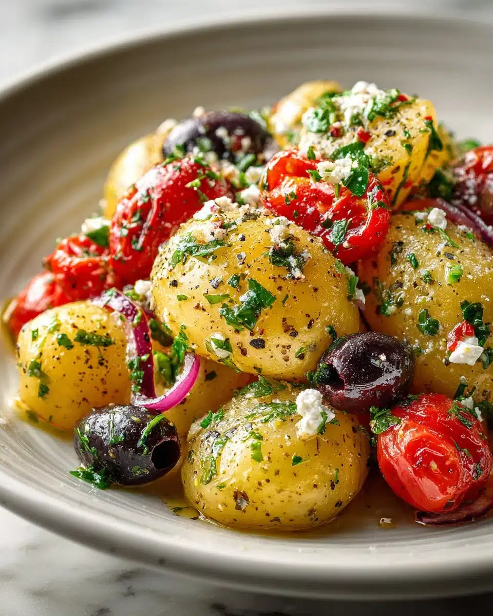 Mediterranean Lemon Olive Oil Potato Salad Mediterranean Lemon Olive Oil Potato Salad