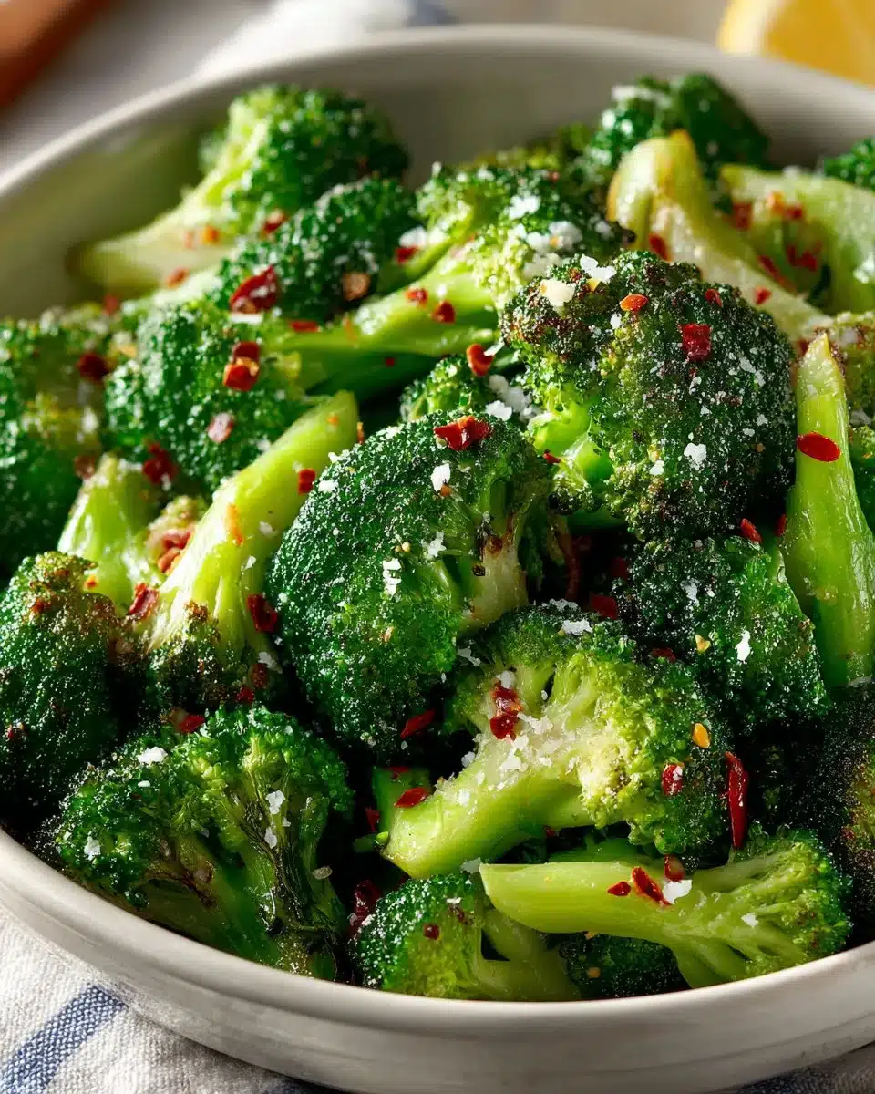 Mediterranean Roasted Broccoli with Lemon Zest Mediterranean Roasted Broccoli with Lemon Zest