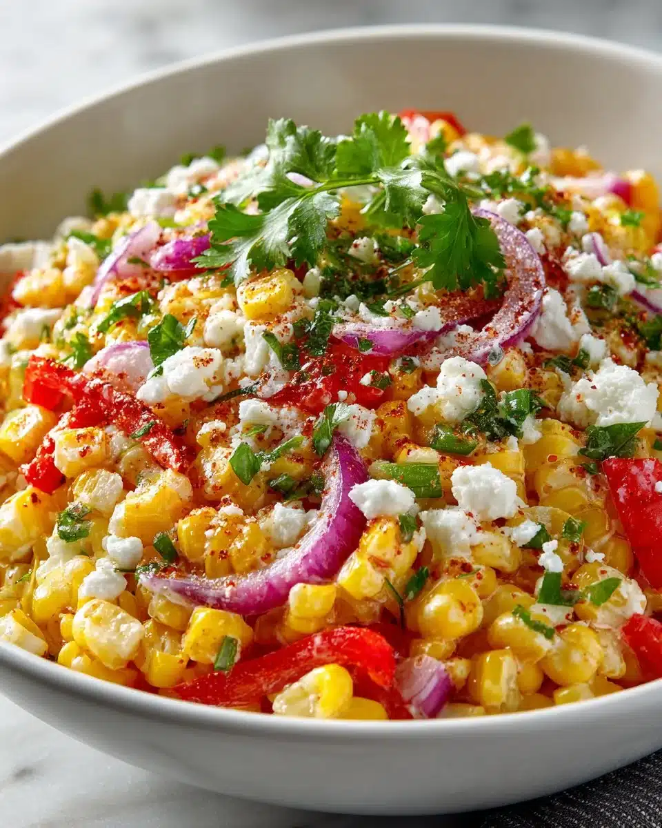 Mexican Street Corn Salad with Lime Mexican Street Corn Salad with Lime