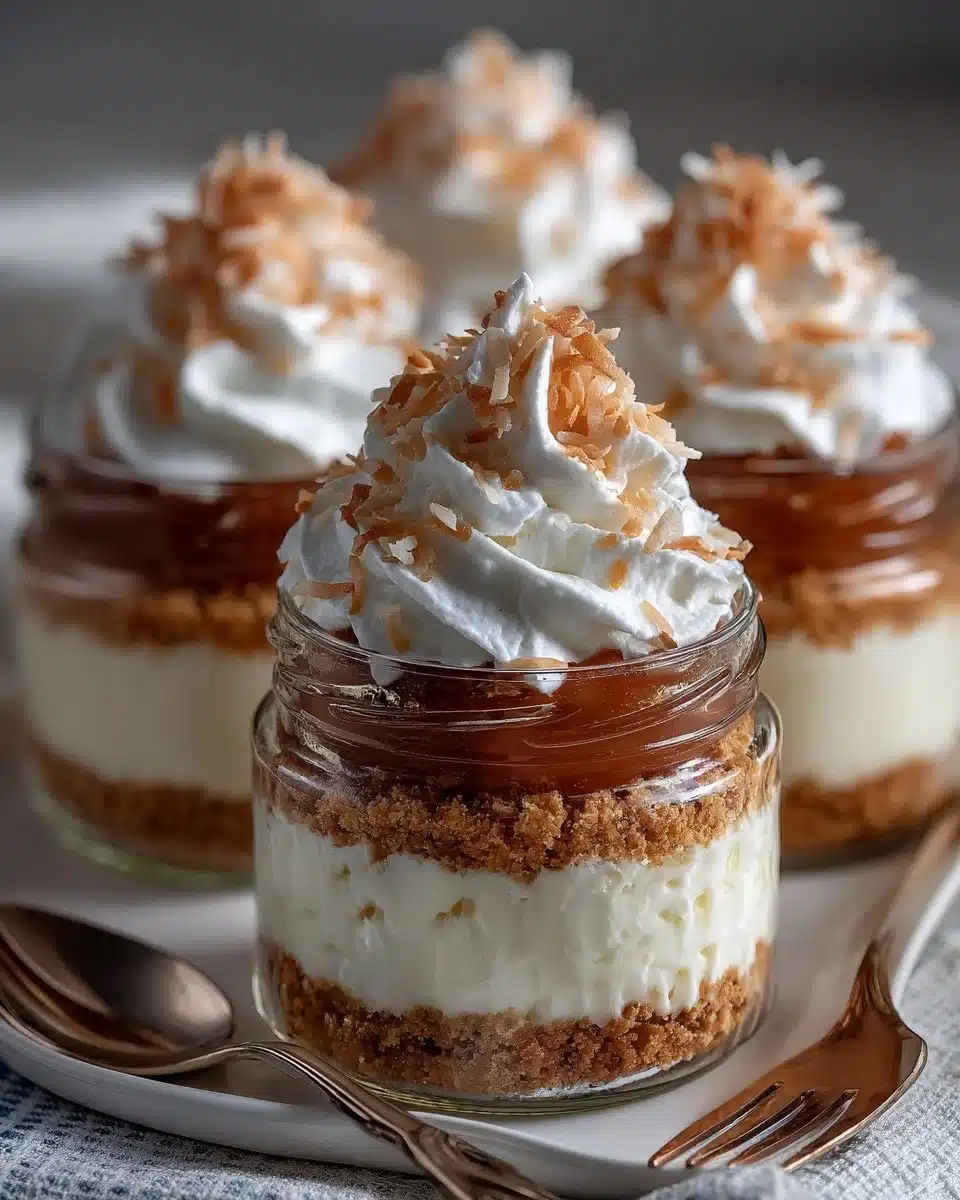 No Bake Coconut Cream Pie Jars No Bake Coconut Cream Pie Jars