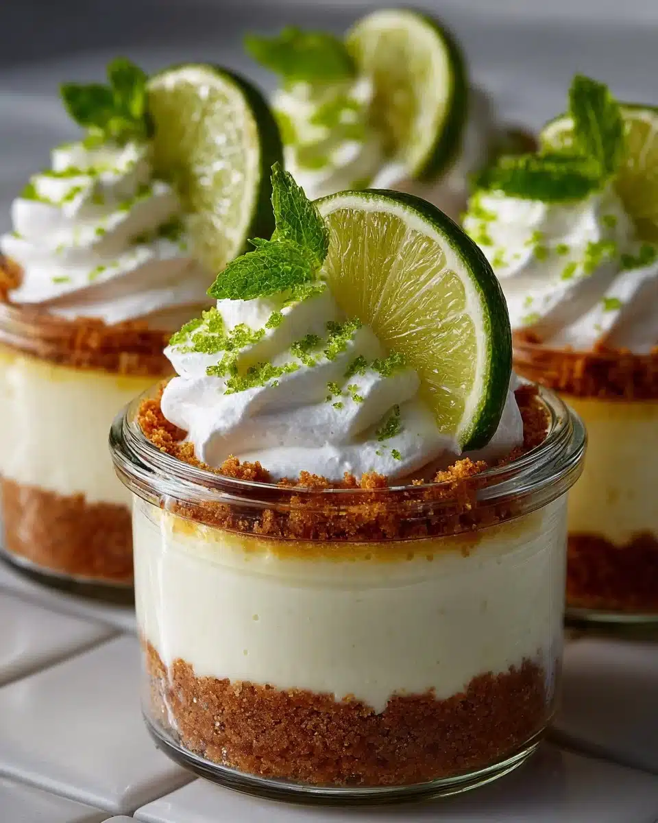 No Bake Key Lime Pie Jars No Bake Key Lime Pie Jars