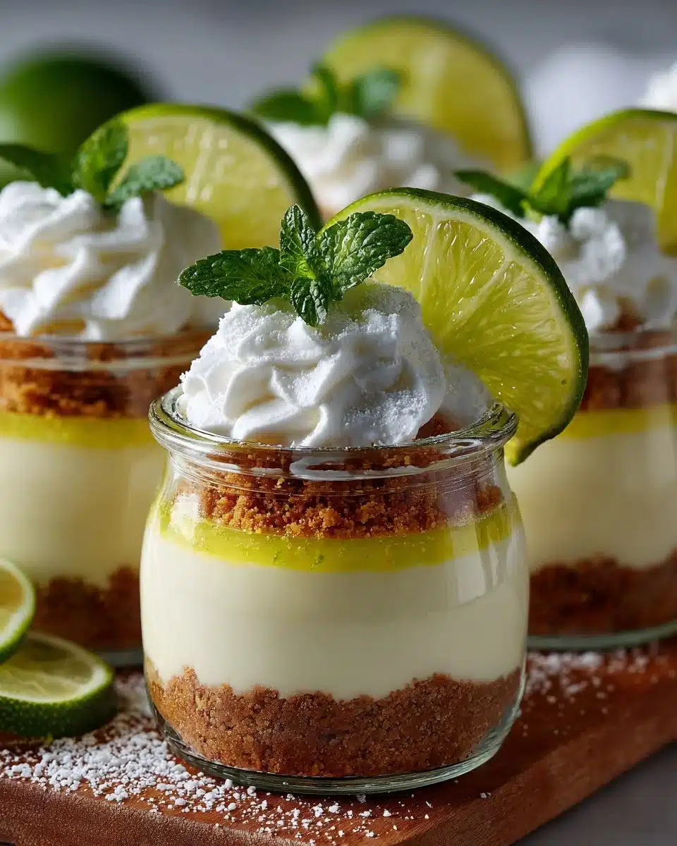 No Bake Key Lime Pie Jars No Bake Key Lime Pie Jars