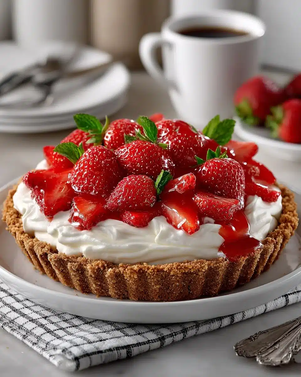No Bake Strawberry Cream Cheese Pie no bake strawberry cream cheese pie 2026 04 15 020707