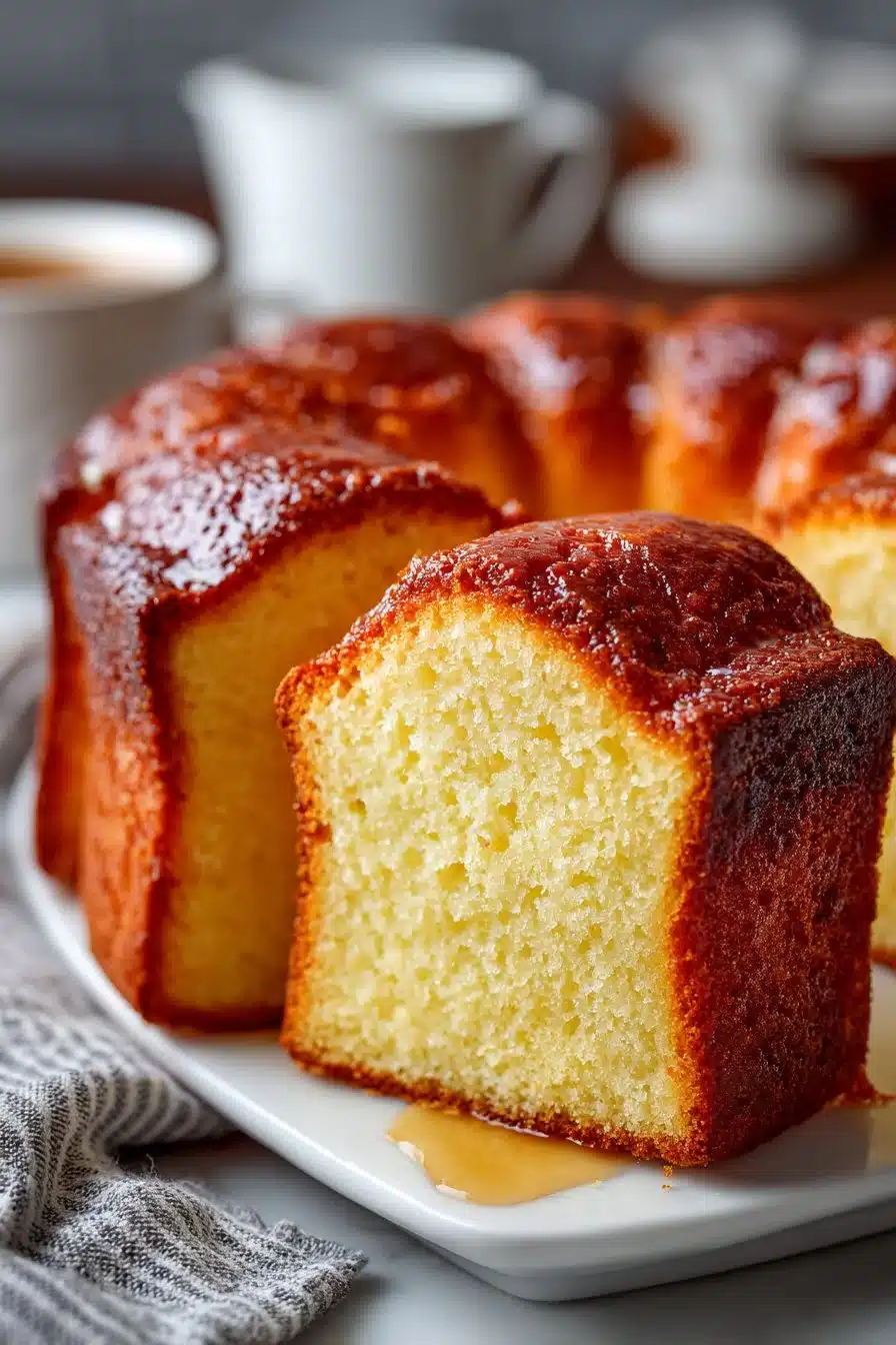 Old Fashioned Grandmas Vanilla Pound Cake