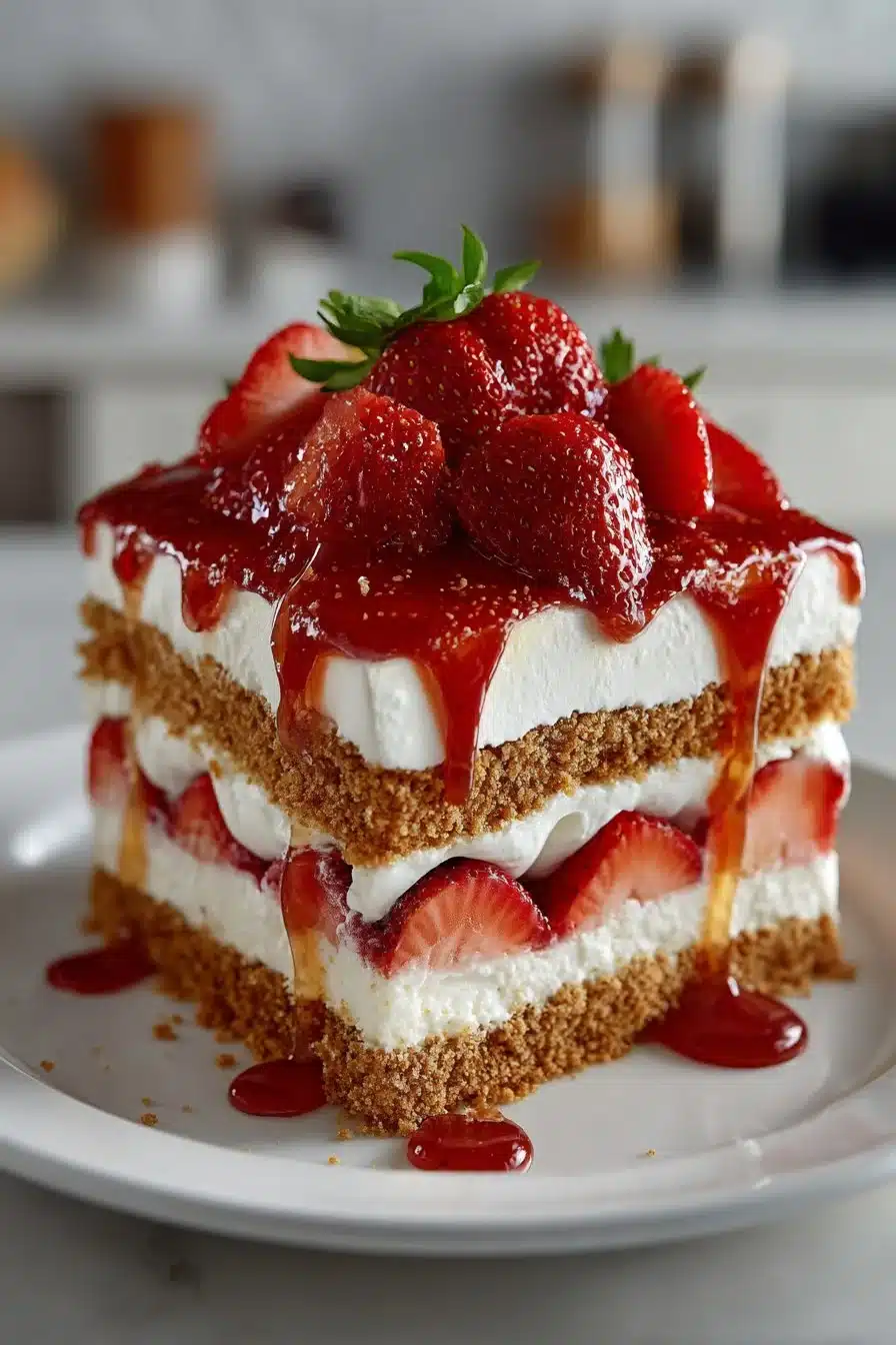 Old Fashioned Strawberry Icebox Cake Dessert old fashioned strawberry icebox cake dessert 2026 04 29 005326
