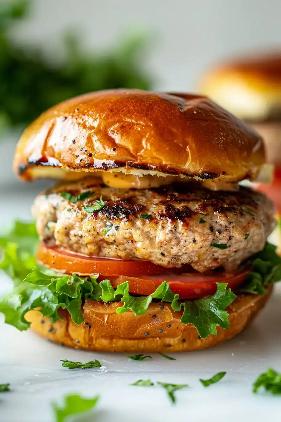 Pioneer Woman Inspired Turkey Burgers