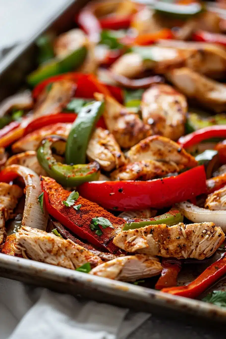 quick and easy sheet pan chicken fajitas 2026 04 25 232648