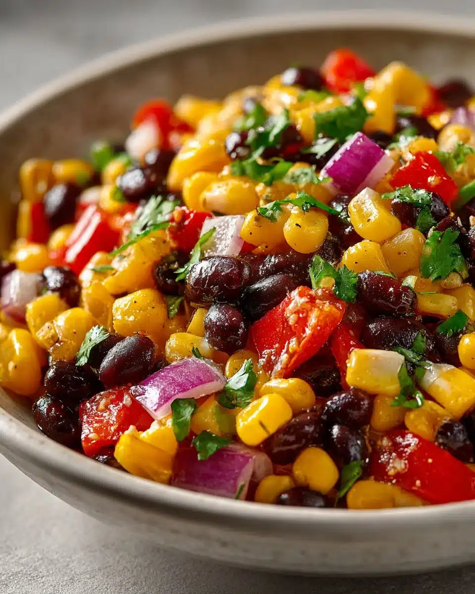 Roasted Corn and Black Bean Succotash Roasted Corn and Black Bean Succotash