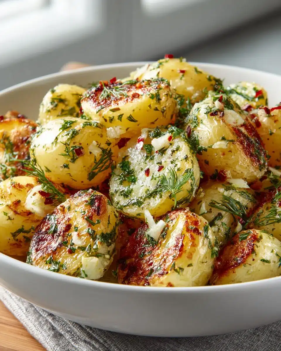 Roasted Garlic and Herb Potato Salad Roasted Garlic and Herb Potato Salad