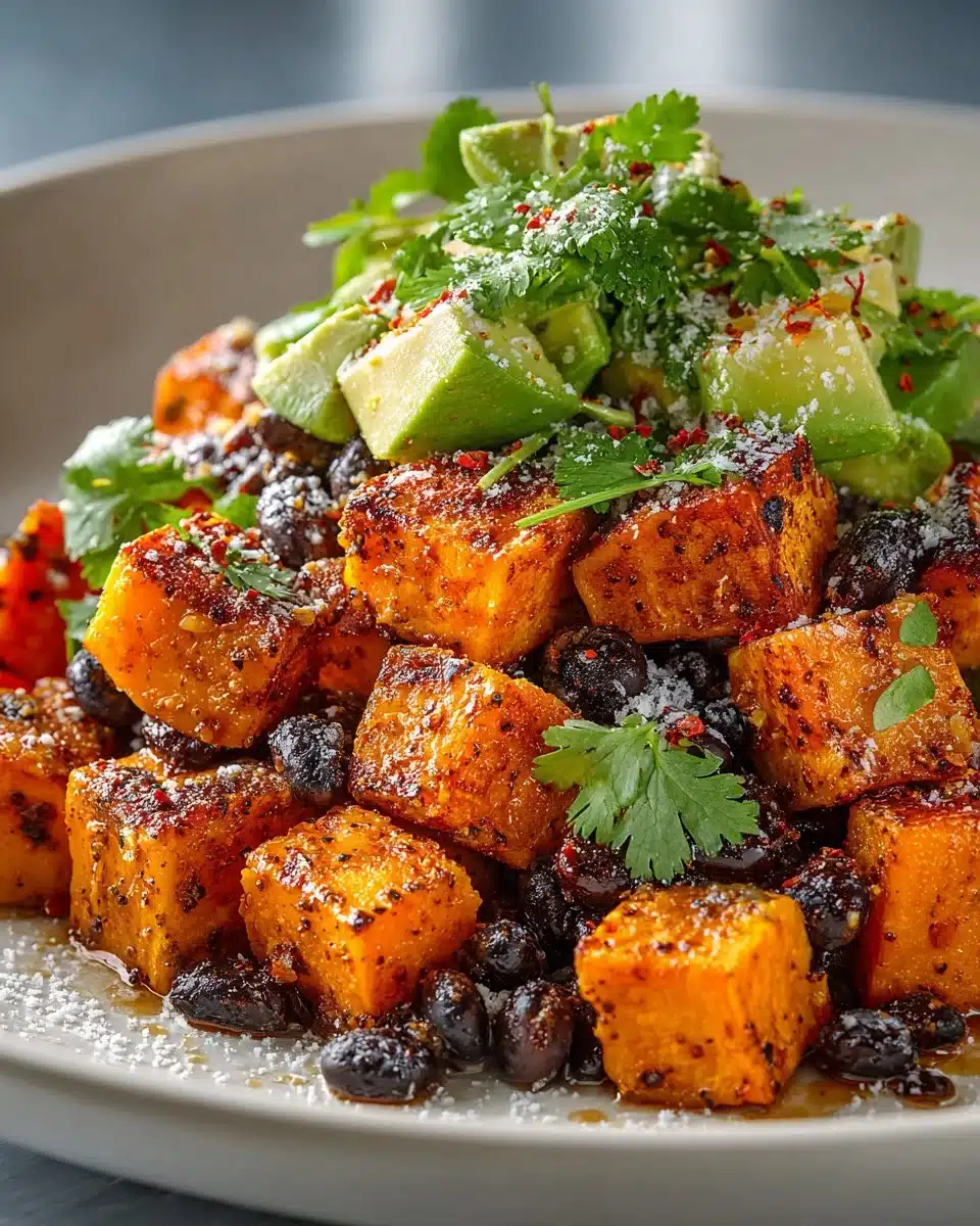 Roasted Sweet Potato and Black Bean Bowl Roasted Sweet Potato and Black Bean Bowl