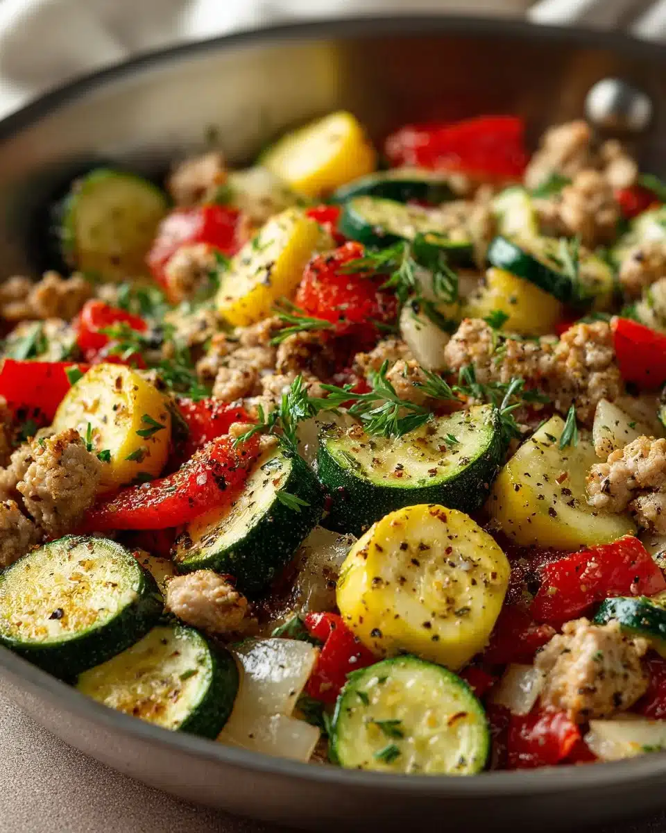 Simple Zucchini and Turkey Skillet simple zucchini and turkey skillet 2026 04 19 010107