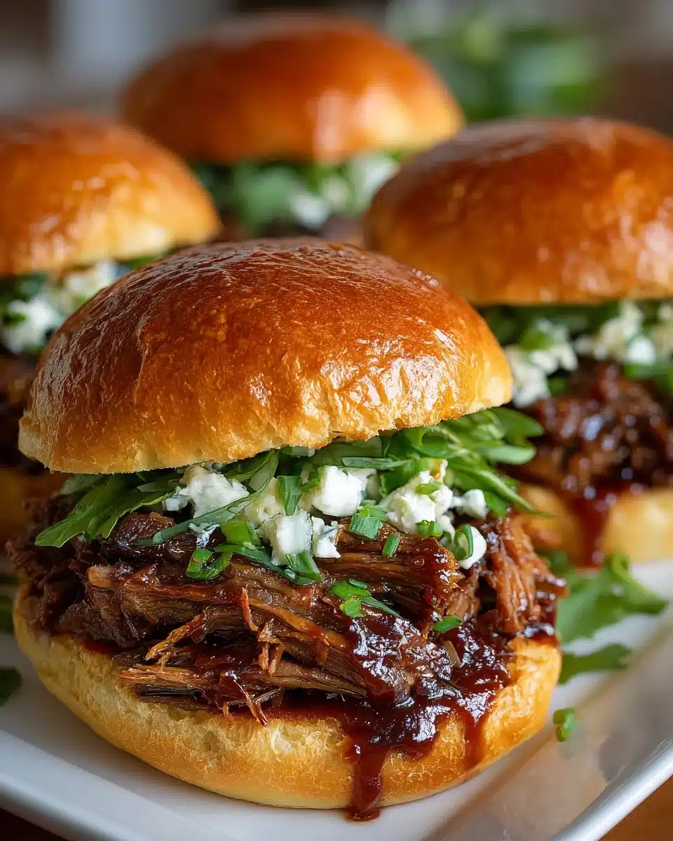 Slow Cooked Beef Brisket Sandwiches