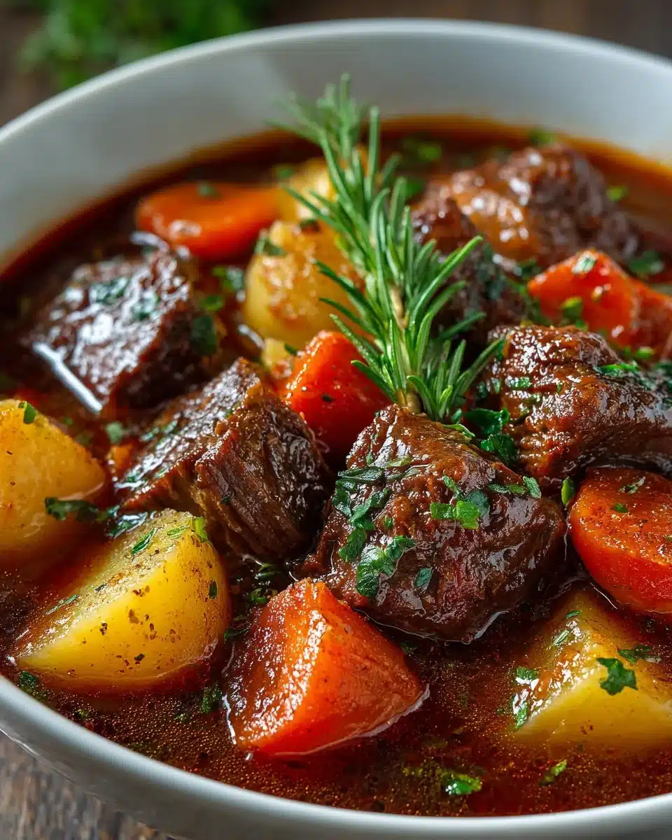 Slow Cooker Summer Beef Stew