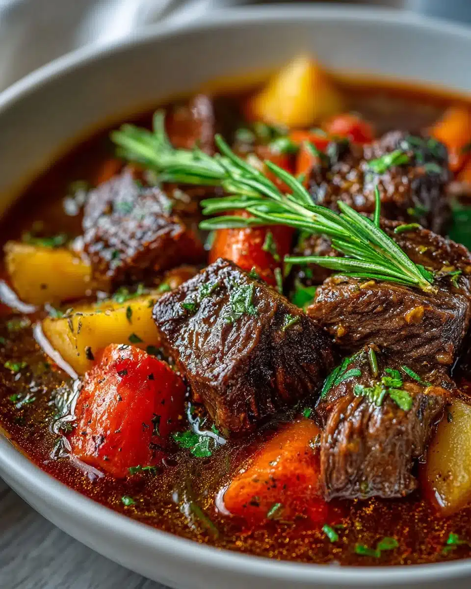 Slow Cooker Summer Beef Stew