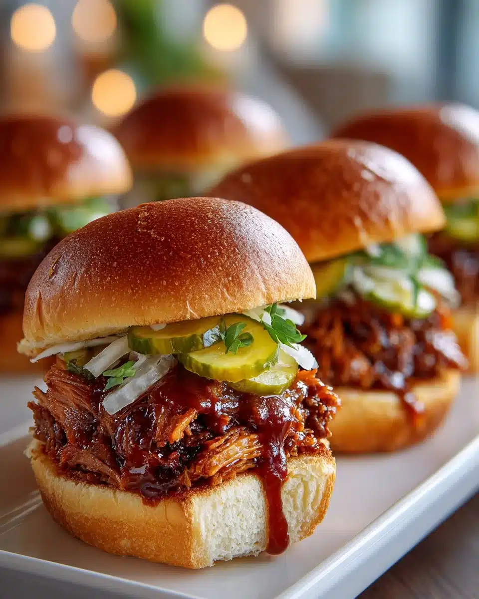Smoked Brisket Style Halal Beef Sliders