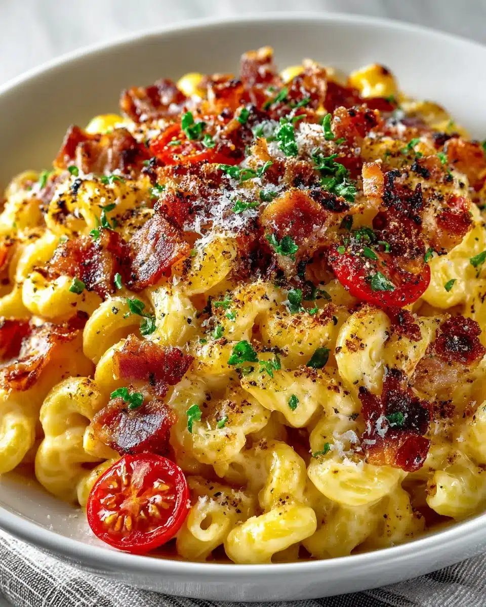 Smoked Gouda and Turkey Bacon Macaroni